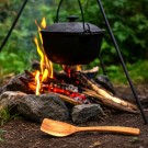 Tresleiv til tur og friluftsliv – praktisk 3 i 1 redskap. Akasietre. Håndlaget. Norskprodusert, gjenbrukt trevirke. thumbnail