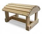 Hampton Adirondack Fotskammel - Kanadisk Furu thumbnail