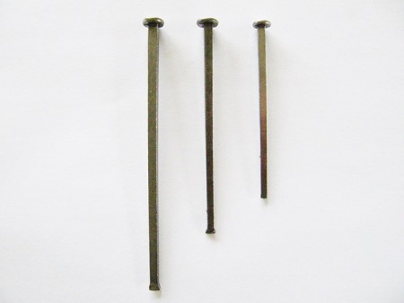 6 '' Klippspiker, blank.  66 stk pr eske. 2 kg.