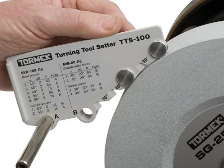Tormek TTS-100 Innstillingslære for dreiejern