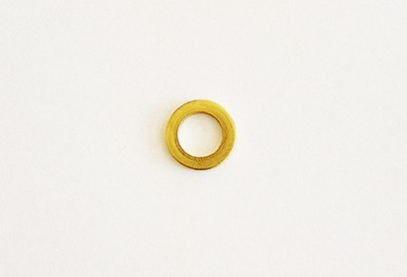 Hengselring messing 13 x 8 x 1 mm, for 8 mm tapp.