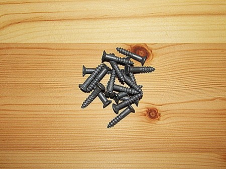 Skruer med senkehode og tverrspor, 9 x 1. 4,5 x 25 mm varmgalvanisert. 