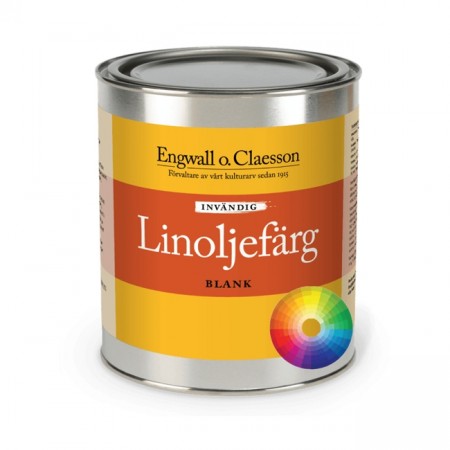 Linoljemaling innvendig Blank brekk, Engwall o. Claesson 5 liter. Blandes etter NCS kode.