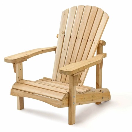 Huntsville Adirondack Hagestol - Hvit Cedertre. 90 % ferdig montert.