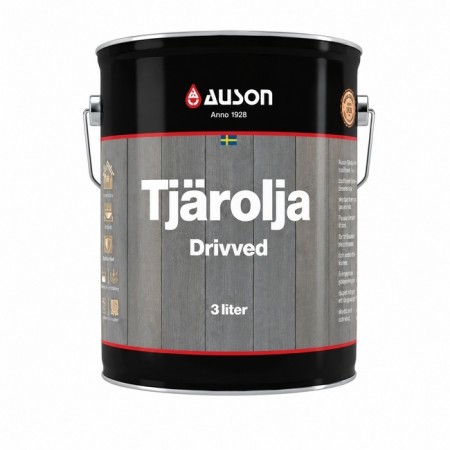 Auson Tjæreolje – naturlig treolje med tretjære 3 liter