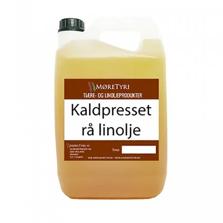 Kaldpresset rå linolje 5 liter