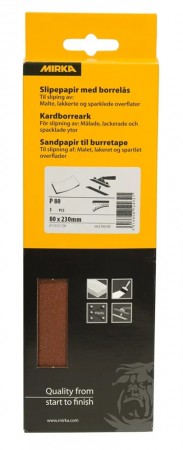 Slipepapir med borrelås 80 x 230 mm 3 pk for terrassepad.