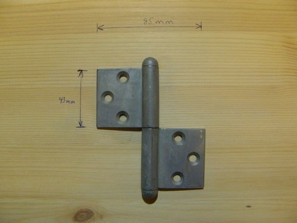 Vindushengsel Funksjonalisme ca 1925 -1960. Varmgalvanisert 3 1/2 ''. 